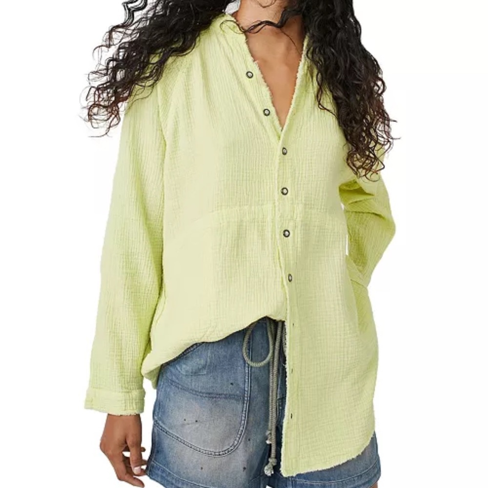 Free People Summer Daydream Cotton Top Size Large